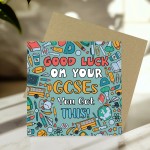 Good Luck GCSE Exams Card Student Encouragement Greeting Card Good Luck GCSE Exams Card Student Encouragement Greeting Card