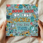 Good Luck GCSE Exams Card Student Encouragement Greeting Card Good Luck GCSE Exams Card Student Encouragement Greeting Card