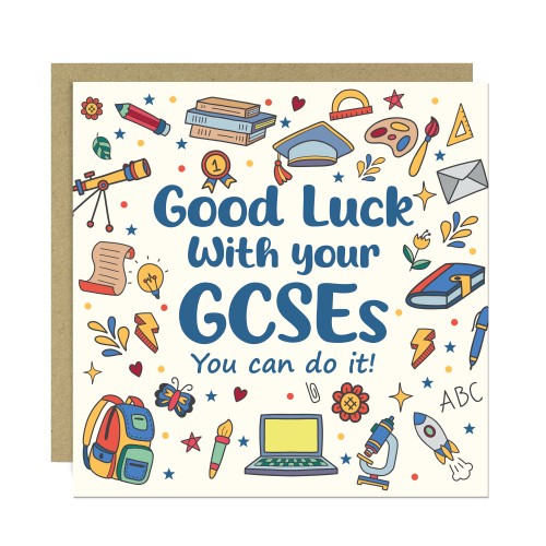 GCSE Encouragement Card Good Luck in Your Exams Cards GCSE Encouragement Card Good Luck in Your Exams Cards