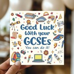 GCSE Encouragement Card Good Luck in Your Exams Cards GCSE Encouragement Card Good Luck in Your Exams Cards