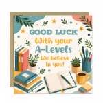 A Level Good Luck Cards Set of 6 with Envelopes For Students A Level Good Luck Cards Set of 6 with Envelopes For Students