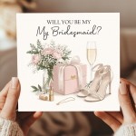 Will You Be My Bridesmaid Card with Envelope Elegant Proposal Will You Be My Bridesmaid Card with Envelope Elegant Proposal