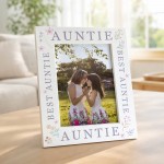 Auntie Gift Auntie Birthday Gift 7x5 Photo Frame Auntie Present