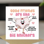 Funny Best Friend Birthday Card for Women Friend Kraft Envelope Funny Best Friend Birthday Card for Women Friend Kraft Envelope