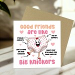 Funny Best Friend Birthday Card for Women Friend Kraft Envelope Funny Best Friend Birthday Card for Women Friend Kraft Envelope