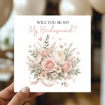 Bridesmaid Proposal Card With Kraft Envelope Be My Bridesmaid Bridesmaid Proposal Card With Kraft Envelope Be My Bridesmaid