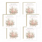 Will You Be My Bridesmaid Proposal Cards Set of 6 with Envelopes Will You Be My Bridesmaid Proposal Cards Set of 6 with Envelopes