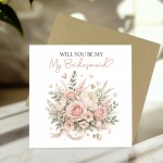 Will You Be My Bridesmaid Proposal Cards Set of 6 with Envelopes Will You Be My Bridesmaid Proposal Cards Set of 6 with Envelopes