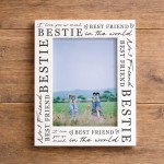 Friendship Gift Bestie Photo Frame BFF Picture Frame 7x5 Frame Friendship Gift Bestie Photo Frame BFF Picture Frame 7x5 Frame