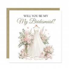 Will You Be My Bridesmaid Card Bridesmaid Proposal Card