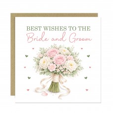 Wedding Card for Bride and Groom Best Wishes Card For Bride