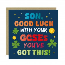 ood Luck Card For GCSE Exams Son You've Got This Card