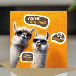 Good Luck Card For Your Exams GCSEs A Levels No Probllama Good Luck Card For Your Exams GCSEs A Levels No Probllama