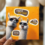 Good Luck Card For Your Exams GCSEs A Levels No Probllama Good Luck Card For Your Exams GCSEs A Levels No Probllama
