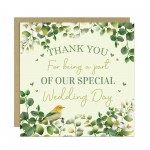 Wedding Day Cards To Say Thank You For Bridesmaid Flower Girl Wedding Day Cards To Say Thank You For Bridesmaid Flower Girl