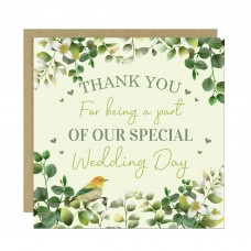 Wedding Day Cards To Say Thank You For Bridesmaid Flower Girl