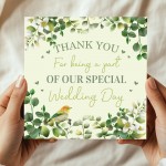 Wedding Day Cards To Say Thank You For Bridesmaid Flower Girl Wedding Day Cards To Say Thank You For Bridesmaid Flower Girl