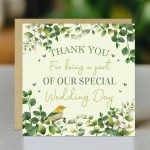 Wedding Day Cards To Say Thank You For Bridesmaid Flower Girl Wedding Day Cards To Say Thank You For Bridesmaid Flower Girl