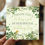 Wedding Day Cards To Say Thank You For Bridesmaid Flower Girl Wedding Day Cards To Say Thank You For Bridesmaid Flower Girl