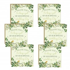 Wedding Thank You Cards Pack of 6 with Envelopes Special Wedding
