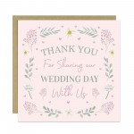 Set of 6 Wedding Thank You Cards with Envelopes Wedding Day Set of 6 Wedding Thank You Cards with Envelopes Wedding Day