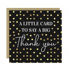 Thank You Card With Envelope For Men or Women Appreciation Card