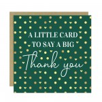 Thank You Card With Envelope Appreciation Greeting Card
