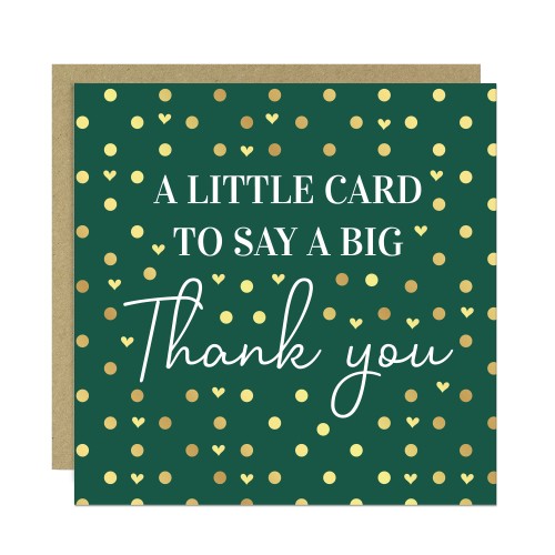 Thank You Card With Envelope Appreciation Greeting Card