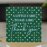 Thank You Card With Envelope Appreciation Greeting Card