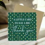Thank You Card With Envelope Appreciation Greeting Card