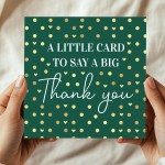 Thank You Card With Envelope Appreciation Greeting Card