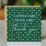 Thank You Card With Envelope Appreciation Greeting Card