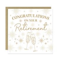 Congratulations On Your Retirement Greetings Card For Women