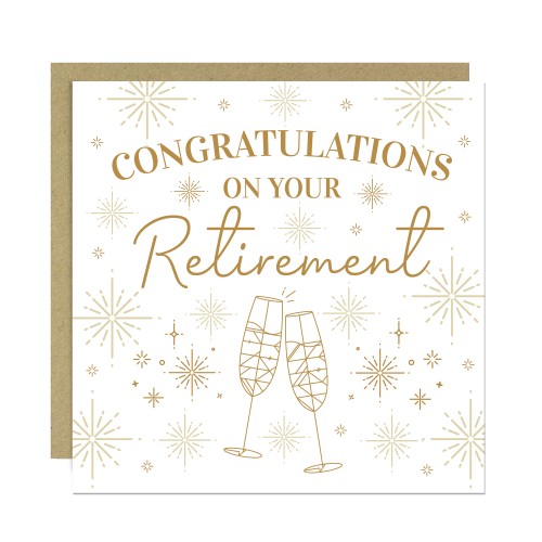 Congratulations On Your Retirement Greetings Card For Women