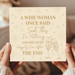 Funny Retirement Card For Her Retirement Card For Work Colleague