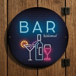Funny Novelty Home Bar Sign Neon Style Garden Shed Man Cave Funny Novelty Home Bar Sign Neon Style Garden Shed Man Cave