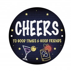 Bar Sign For Home Bar Cheers Plaque Bar Accessories for Home Pub