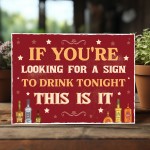 Humour Sign Funny Bar Wall Art I Only Drink On The Days Humour Sign Funny Bar Wall Art I Only Drink On The Days