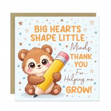 Cards for Teacher To Say Thank You For Heloing Me Grow