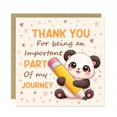 Thank You Card for Teacher Assistant Part Of My Journey