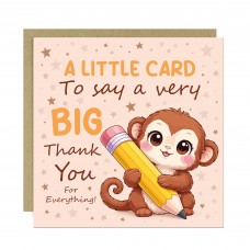 Leaving Card for Teacher BIG Thank You Card for Teacher 