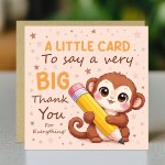 Leaving Card for Teacher BIG Thank You Card for Teacher Leaving Card for Teacher BIG Thank You Card for Teacher