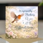 In Sympathy Card Thinking of You Condolence Card Mourning In Sympathy Card Thinking of You Condolence Card Mourning