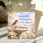 Sympathy Card Loss Card Thinking of You In Sympathy Sorry Sympathy Card Loss Card Thinking of You In Sympathy Sorry
