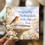 Sympathy Card Loss Card Thinking of You In Sympathy Sorry Sympathy Card Loss Card Thinking of You In Sympathy Sorry
