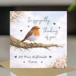 Sympathy Card Thinking of You Condolence Mourning Bereavement Sympathy Card Thinking of You Condolence Mourning Bereavement