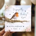 Sympathy Card Thinking of You Condolence Mourning Bereavement Sympathy Card Thinking of You Condolence Mourning Bereavement