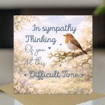 Thinking of You Sympathy Card Mourning Bereavement Cards