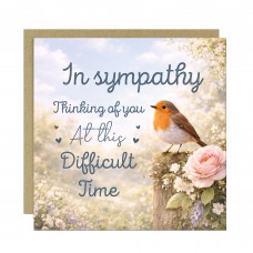 Sympathy Thinking of You Condolence Card Mourning Bereavement 