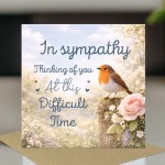 Sympathy Thinking of You Condolence Card Mourning Bereavement Sympathy Thinking of You Condolence Card Mourning Bereavement